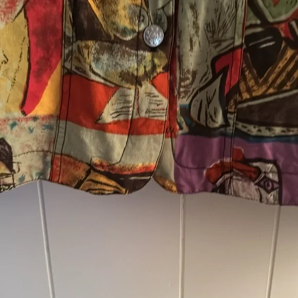 Mirror Image Picasso Art Style Jacket size XL - Picture 15 of 16